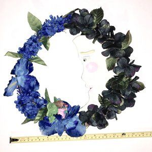 New Magical Fairy Wreath Fairy and Glow In The Dark Moon Made By Me!